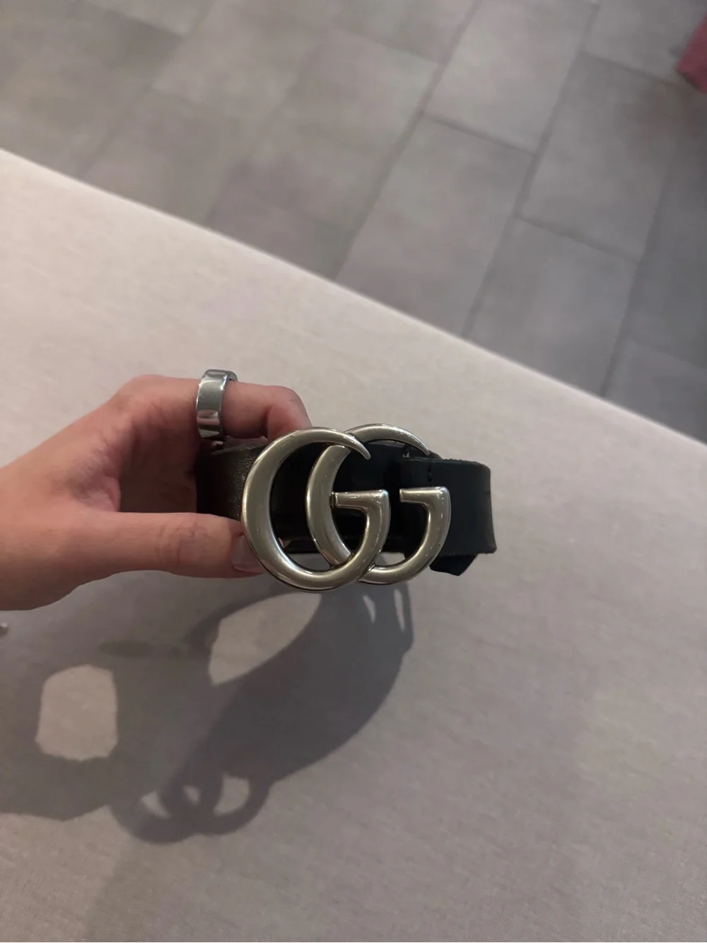 Gucci leather belt